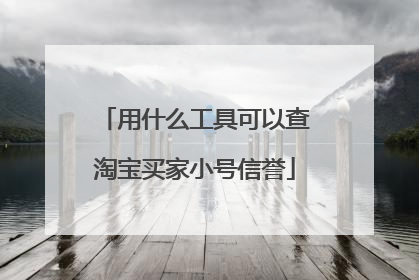 用什么工具可以查淘宝买家小号信誉