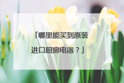 哪里能买到原装进口厨房电器？