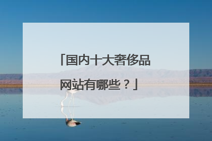 国内十大奢侈品网站有哪些？