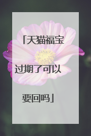 天猫福宝过期了可以要回吗