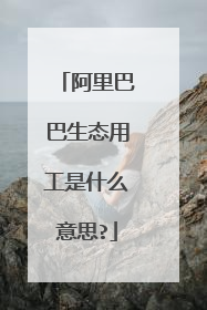 阿里巴巴生态用工是什么意思?